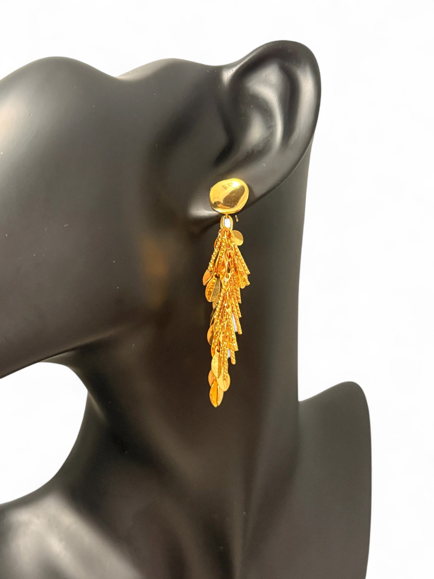 Golden Harvest Tassel Earrings