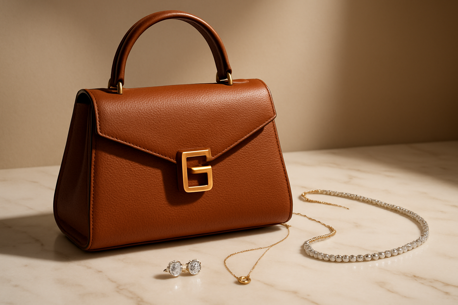 Luxury bag and jewelry