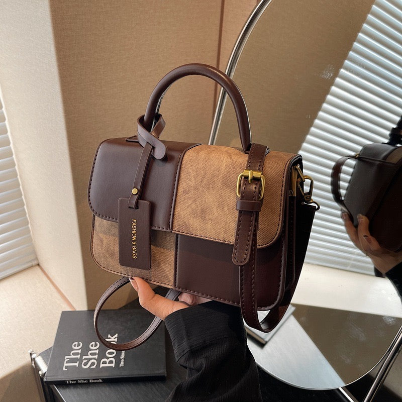 Patchwork Brick Mini Bag