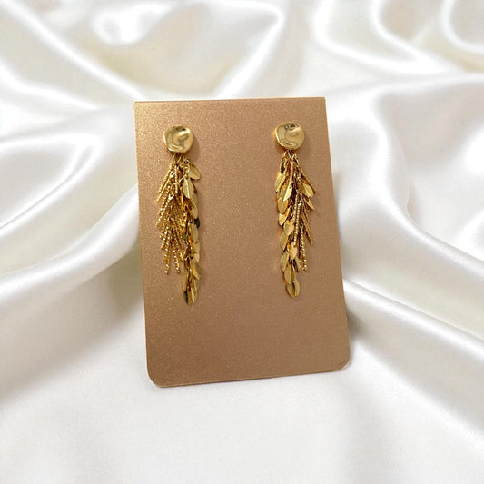 Golden Harvest Tassel Earrings