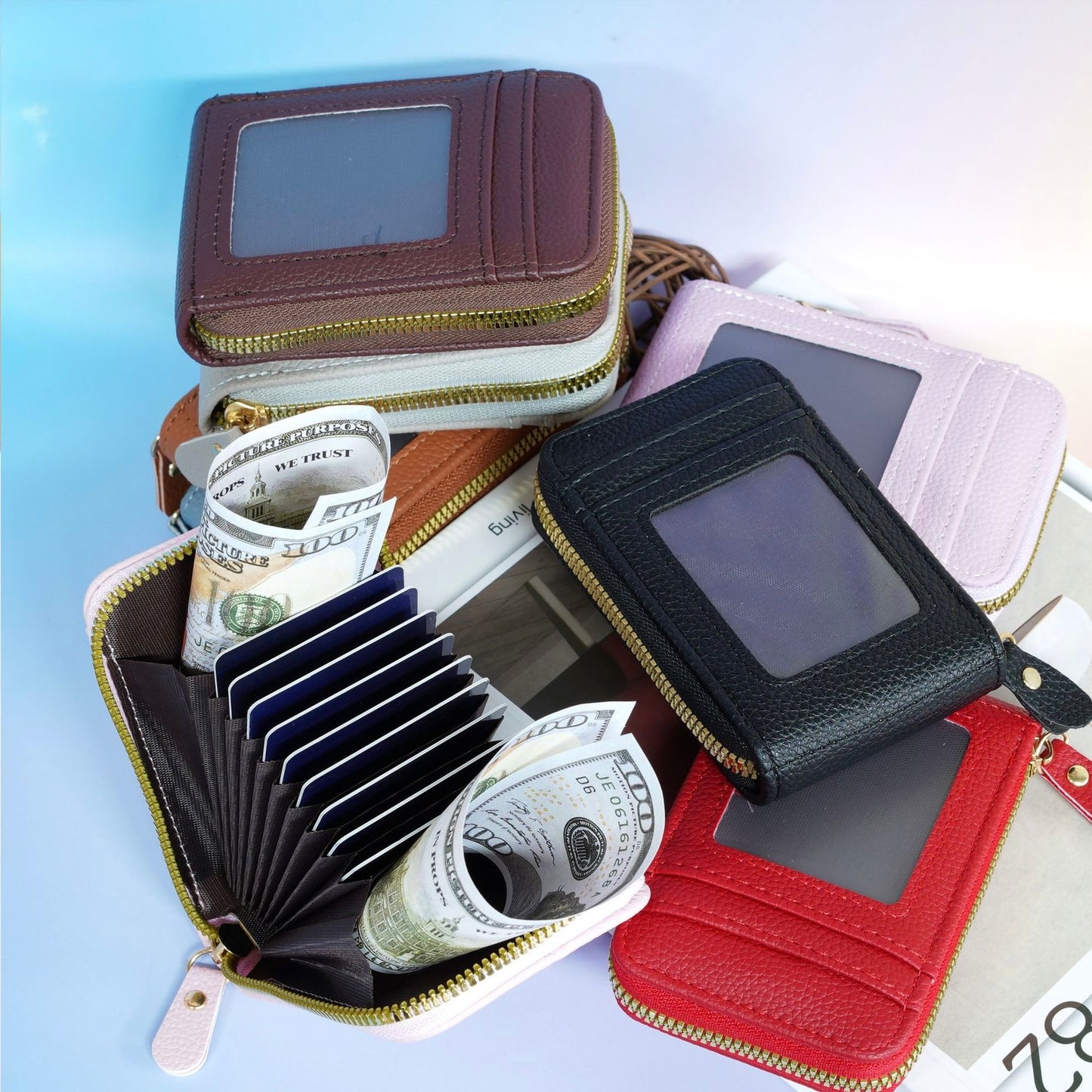 Leather Compact Wallet