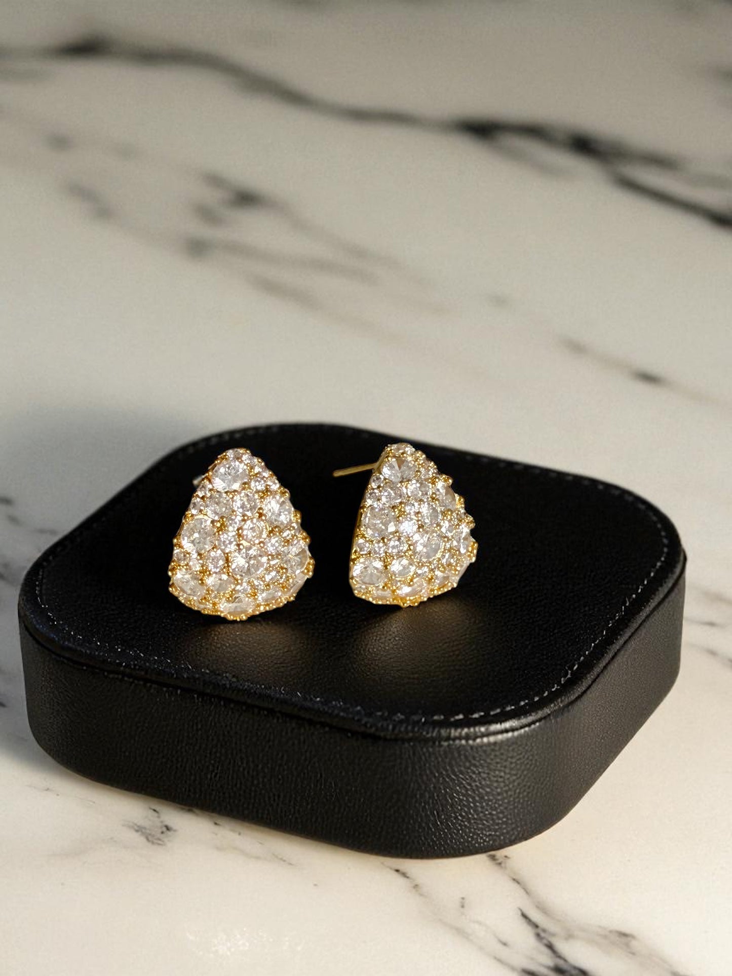 French Style Teardrop  Ear Studs
