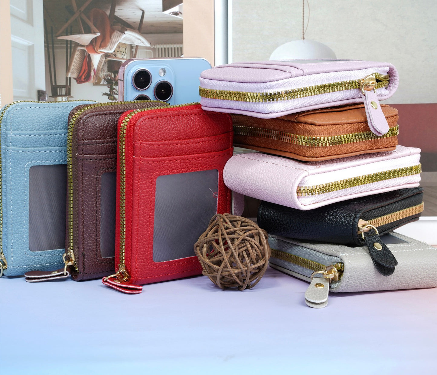 Leather Compact Wallet